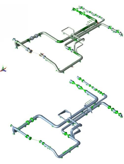 gas compressor piping stress analysis